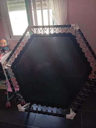 Cama elástica infantil rosa para niños 