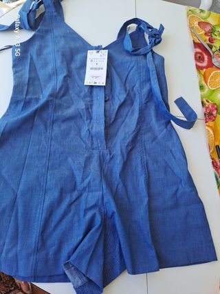 Monoshort vaquero Zara Talla M