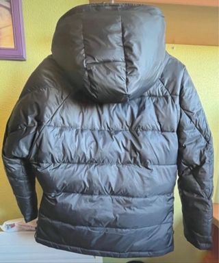 Abrigo Bimba y Lola Negro Plumas