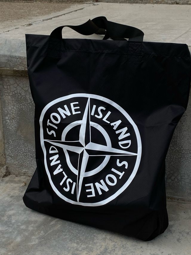 Bolso Tote o shopper Stone Island Negro
