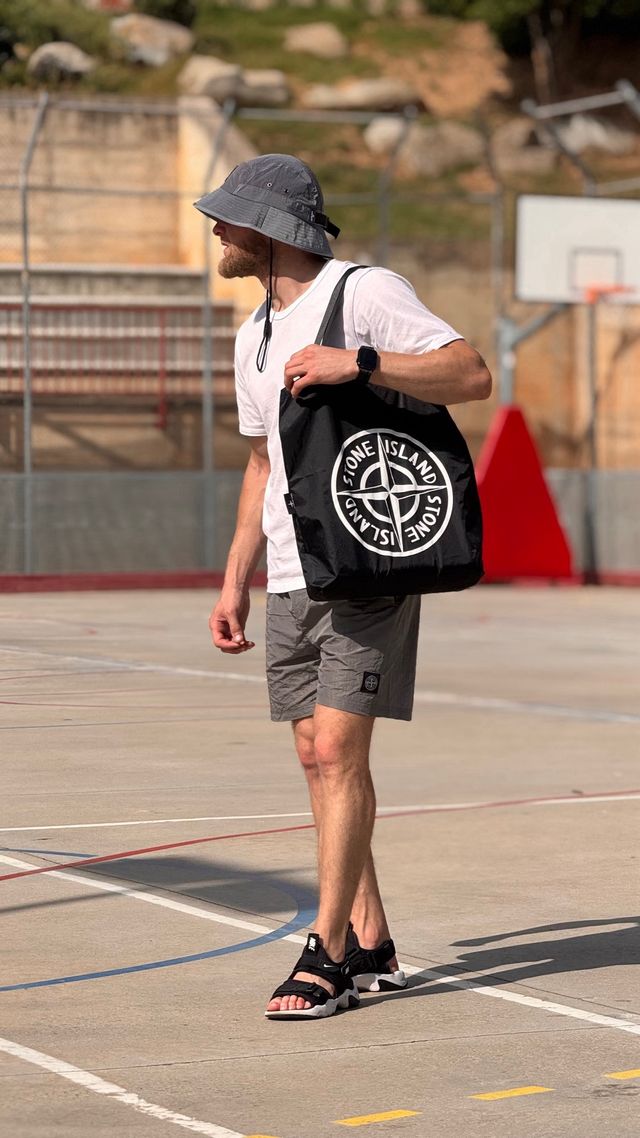 Bolso Tote o shopper Stone Island Negro