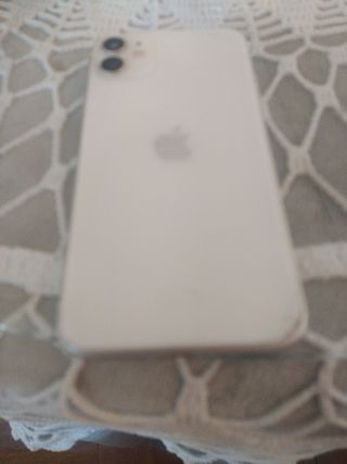 iPhone 11 con fundas y cargador