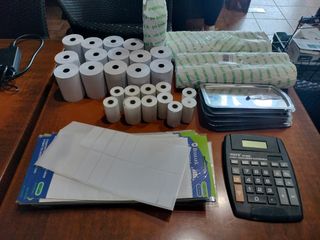 Lote Rollos Datáfono Impresora Térmica + Calculado