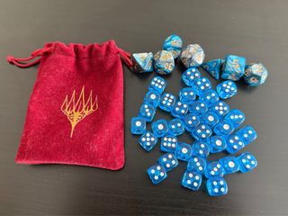 DADOS Bolsa y set completo