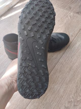 Zapatillas Nike Fútbol Sala Negras Rojas