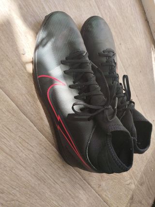 Zapatillas Nike Fútbol Sala Negras Rojas