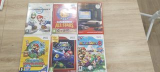 Pack 4 Juegos Wii Mario: Party, Galaxy, Paper Mari