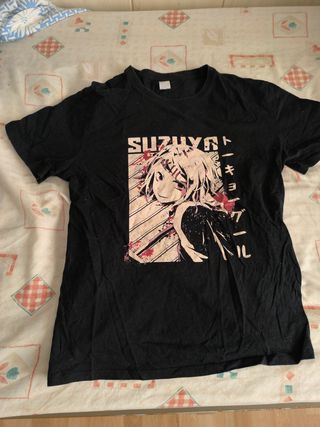 Camiseta Negra Tokyo Ghoul de Suzuya