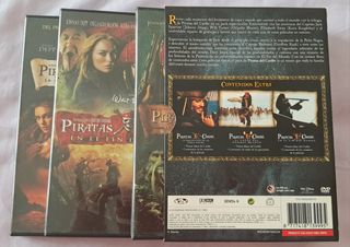 Lote 3 DVD Piratas del Caribe