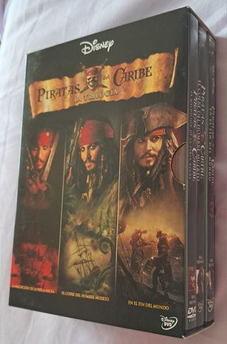 Lote 3 DVD Piratas del Caribe
