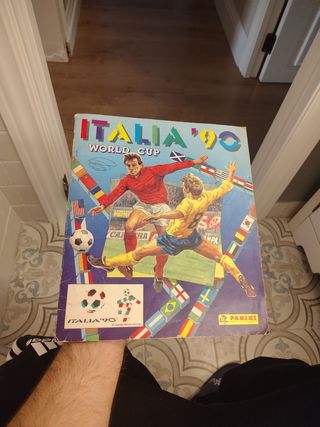 Album Panini Mundial Italia 90 Fútbol