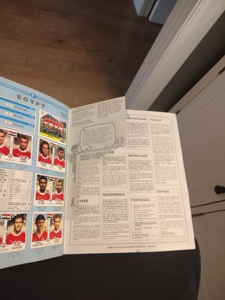 Album Panini Mundial Italia 90 Fútbol