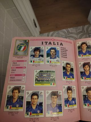 Album Panini Mundial Italia 90 Fútbol