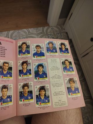 Album Panini Mundial Italia 90 Fútbol