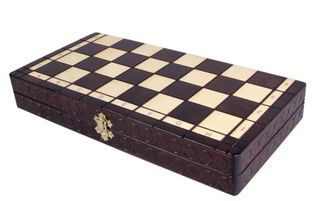Ajedrez de madera Perla. Nuevo. 