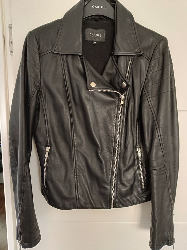 Chaqueta de piel CAROLL Talla M/38