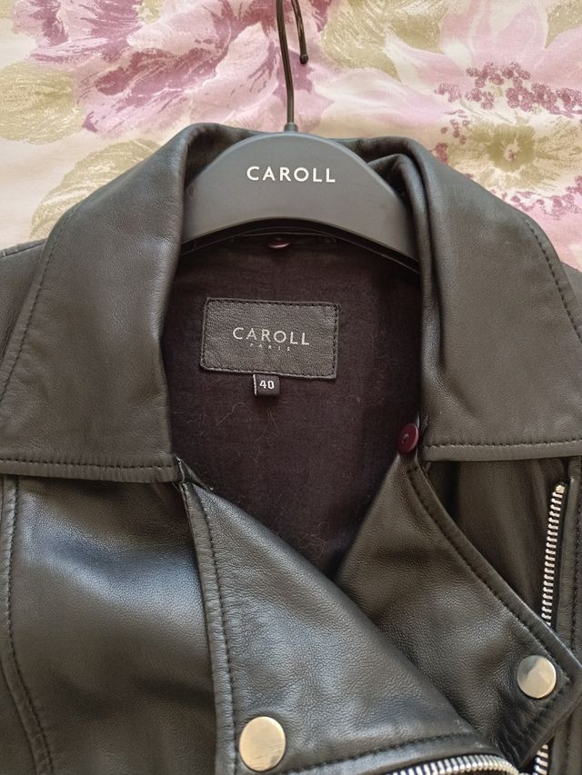 Chaqueta de piel CAROLL Talla M/38