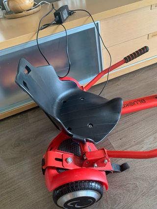 Patinete Eléctrico con Asiento Rojo