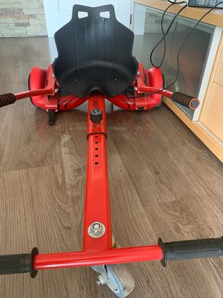 Patinete Eléctrico con Asiento Rojo