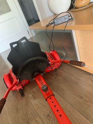 Patinete Eléctrico con Asiento Rojo