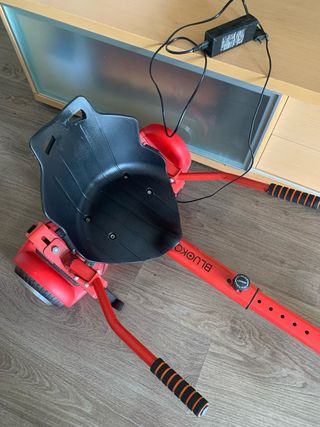 Patinete Eléctrico con Asiento Rojo