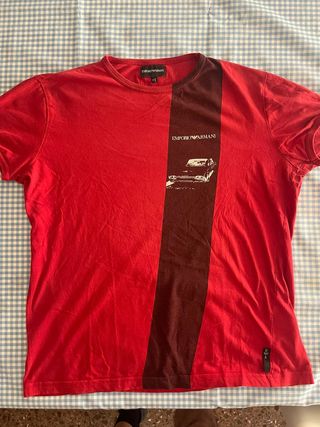 Camiseta Emporio Armani Roja  