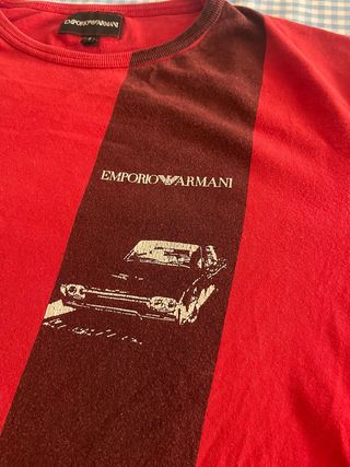 Camiseta Emporio Armani Roja  