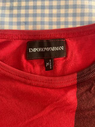 Camiseta Emporio Armani Roja  