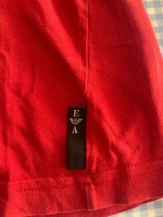 Camiseta Emporio Armani Roja  