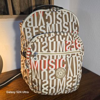 Mochila Kipling Seoul Grande Music Vibes Nueva