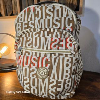 Mochila Kipling Seoul Grande Music Vibes Nueva