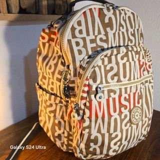 Mochila Kipling Seoul Grande Music Vibes Nueva