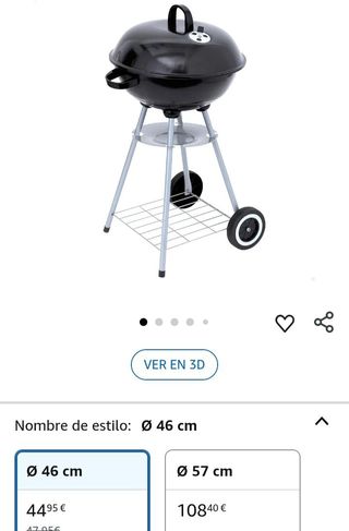 Barbacoa carbón portátil AKTIVE
