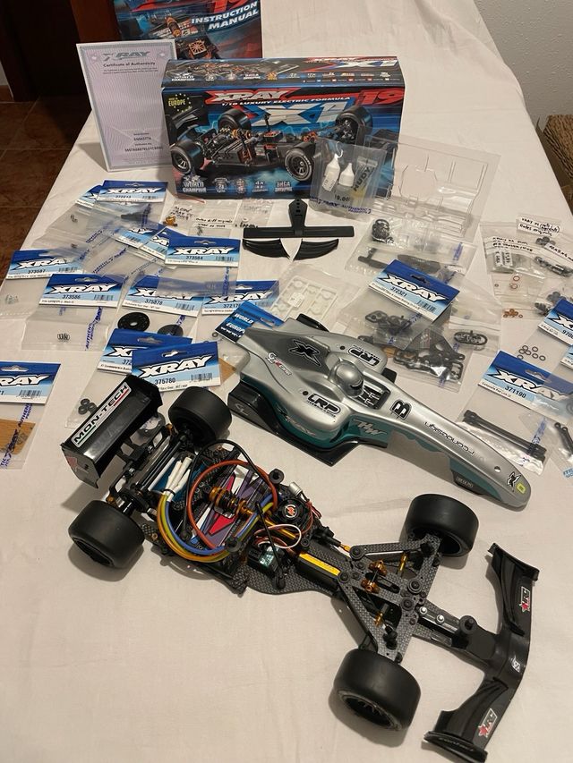 XRAY X1 2019 RC Fórmula 1 + Muchísimos Repuestos