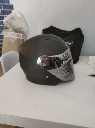 Casco Moto Jienkai Negro