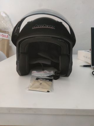 Casco Moto Jienkai Negro