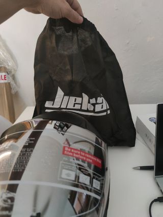 Casco Moto Jienkai Negro
