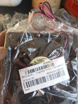 Motor Electro ventilador ADDA DC Brushless 12V