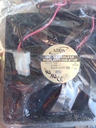 Motor Electro ventilador ADDA DC Brushless 12V
