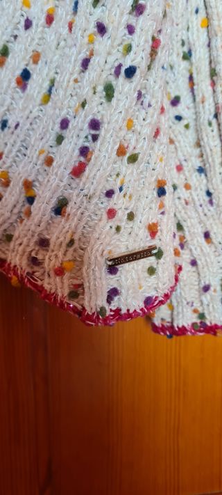 Jersey Tintoretto beige y multicolor