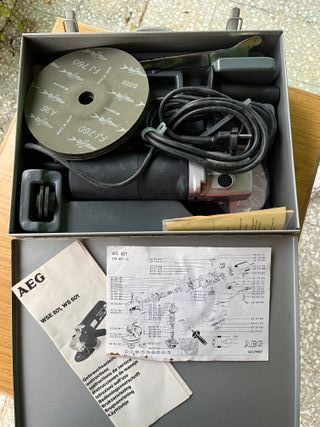 Amoladora angular AEG WSE 801, WS 601
