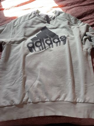 Sudadera Adidas verde Logo Grande