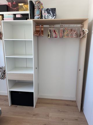 Dos armarios vestidores completos