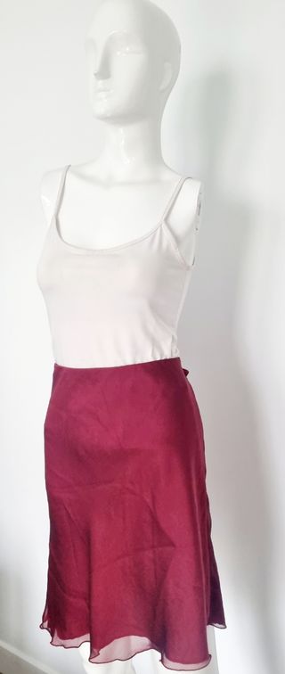 Falda gasa fiesta talla 38