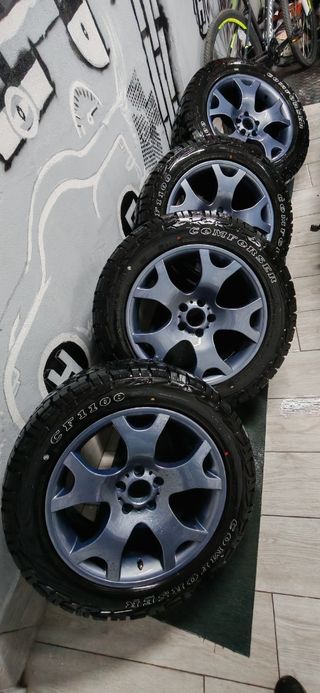 Llantas y neumáticos mixtos off road BMW x5 e53 , 