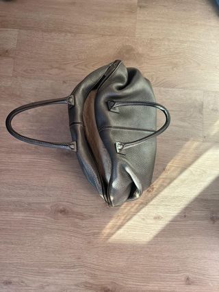 Bolso Piel Gloria Ortiz Gris/Plata