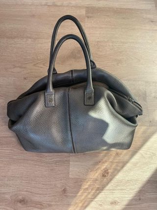 Bolso Piel Gloria Ortiz Gris/Plata