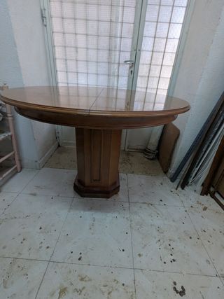 Mesa comedor extensible madera