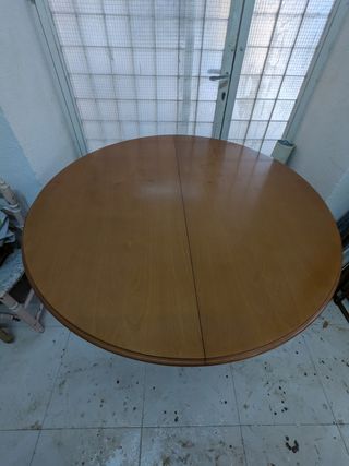 Mesa comedor extensible madera