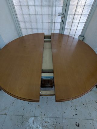 Mesa comedor extensible madera
